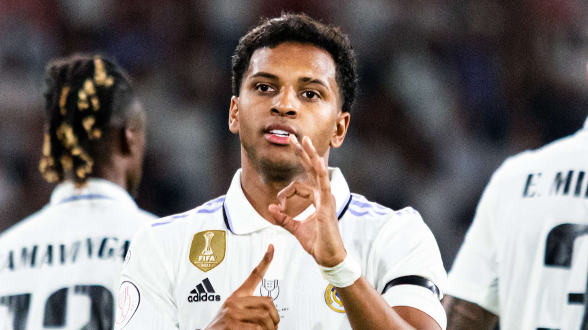 Rodrygo Gesto Celebración Copa del Rey