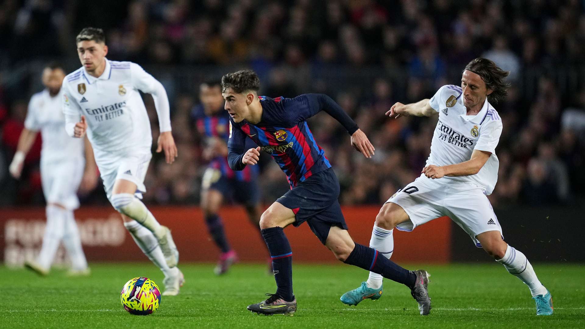 Valverde Gavi Modric Barcelona Real Madrid