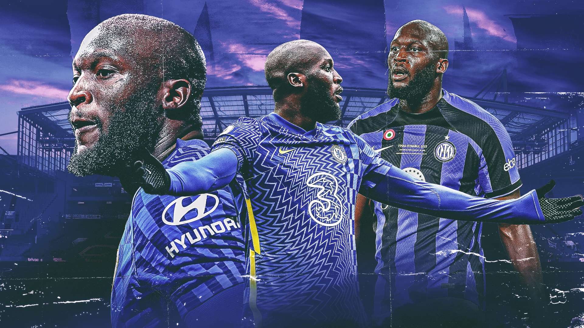 Romelu Lukaku Chelsea Inter GFX