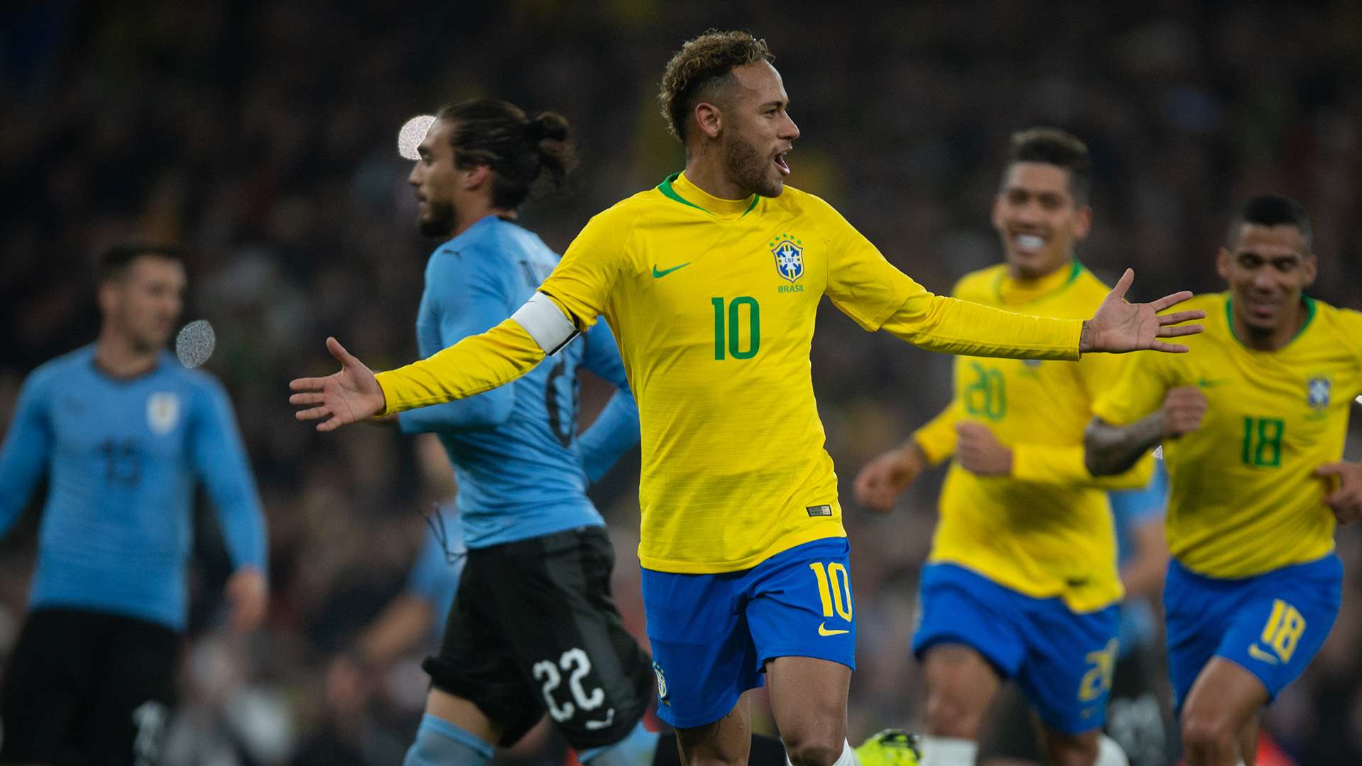 Neymar Brazil Uruguay Friendlies 16112018