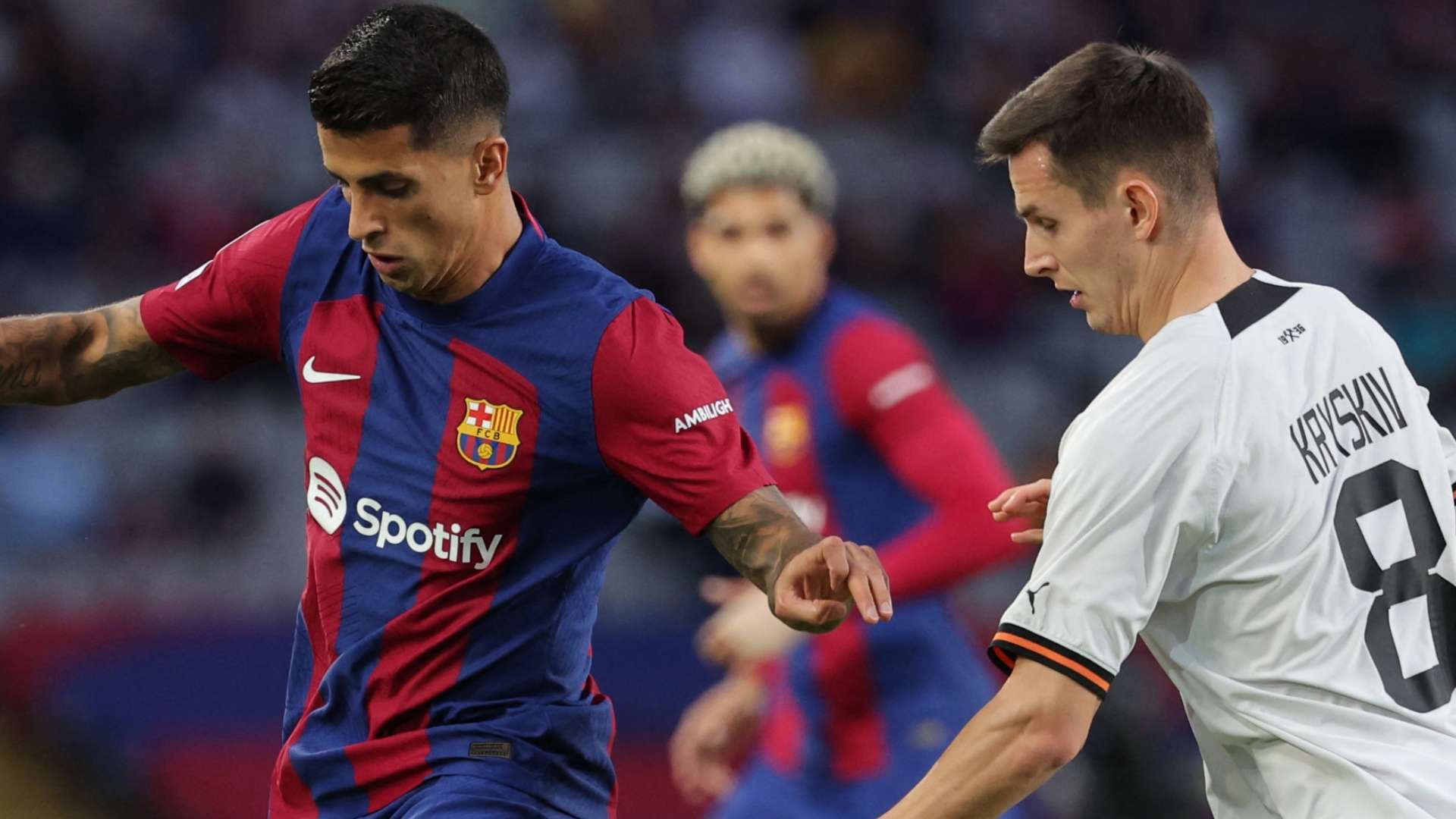 JOAO CANCELO BARCELONA SHAKHTAR DONETSK