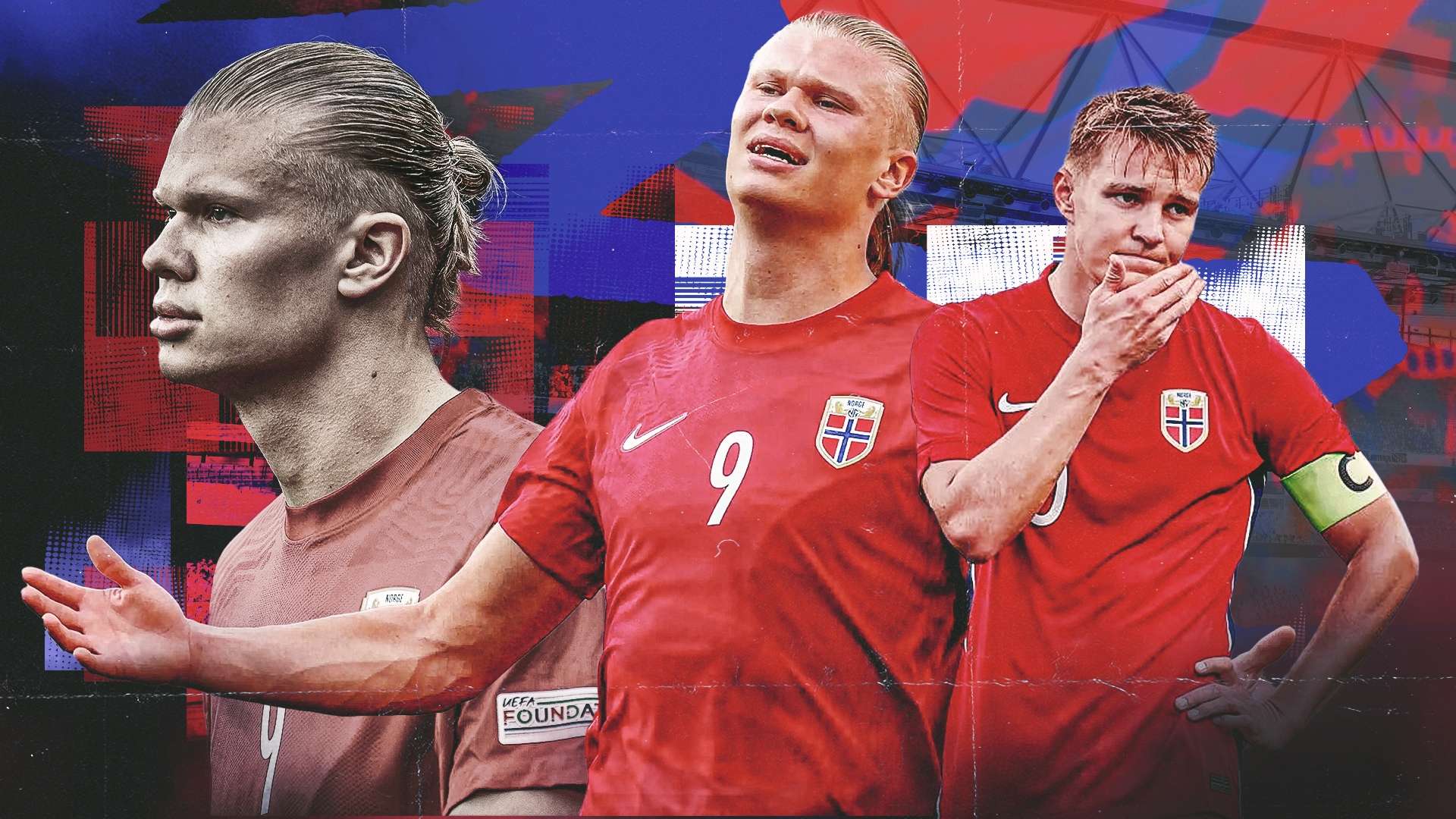 Haaland Norway Euro 2024 GFX