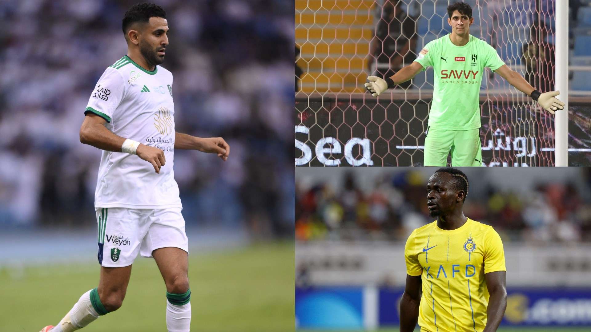 Riyad Mahrez - Sadio Mane - Yassine Bounou