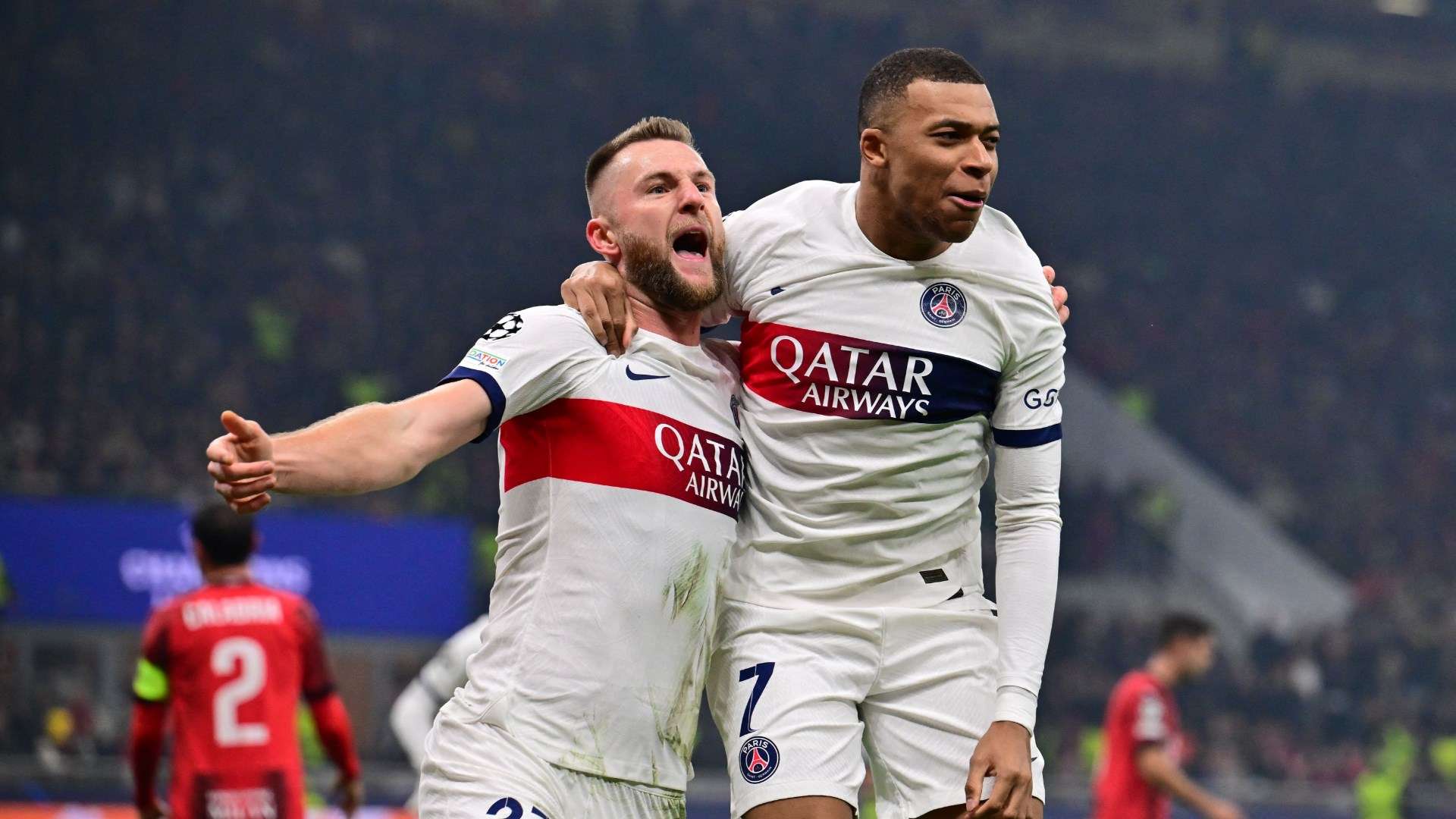 Skriniar Mbappé Milan PSG