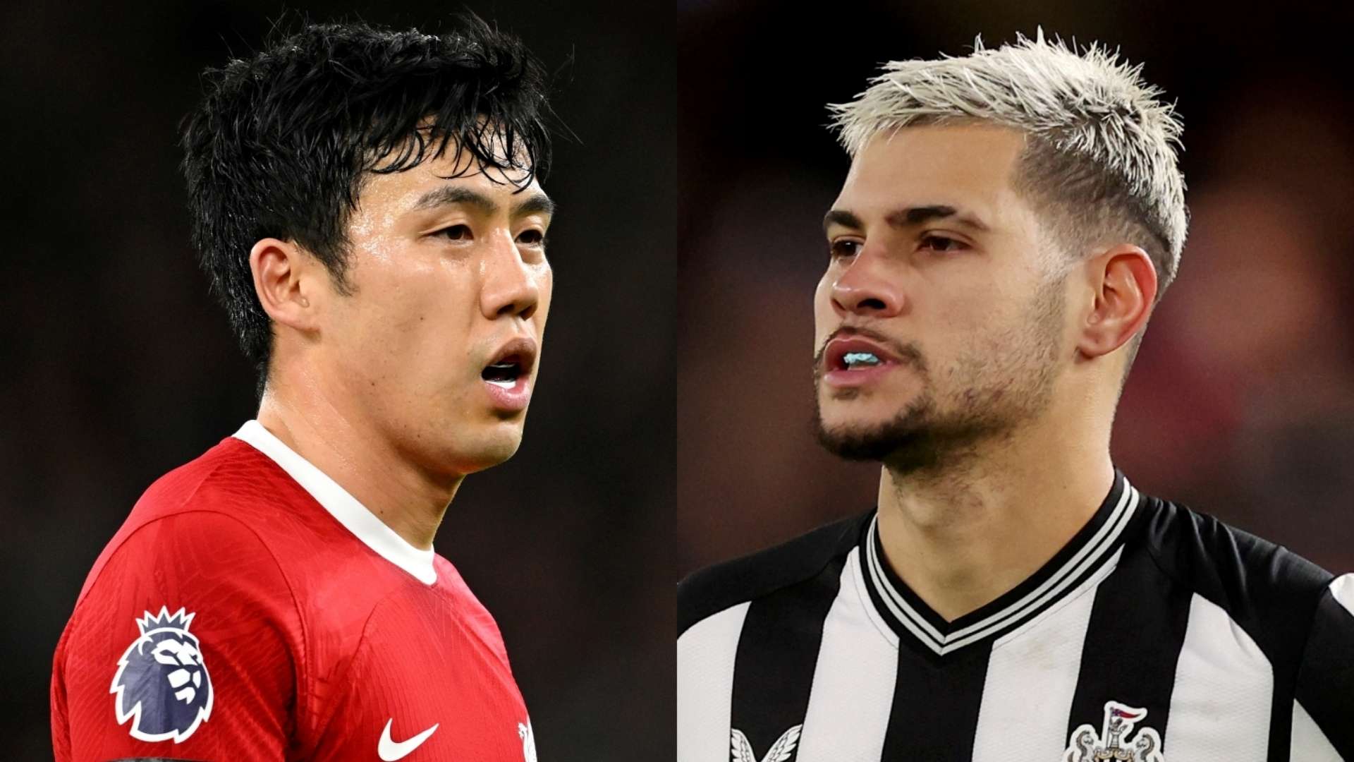 Wataru Endo Liverpool Bruno Guimaraes Newcastle