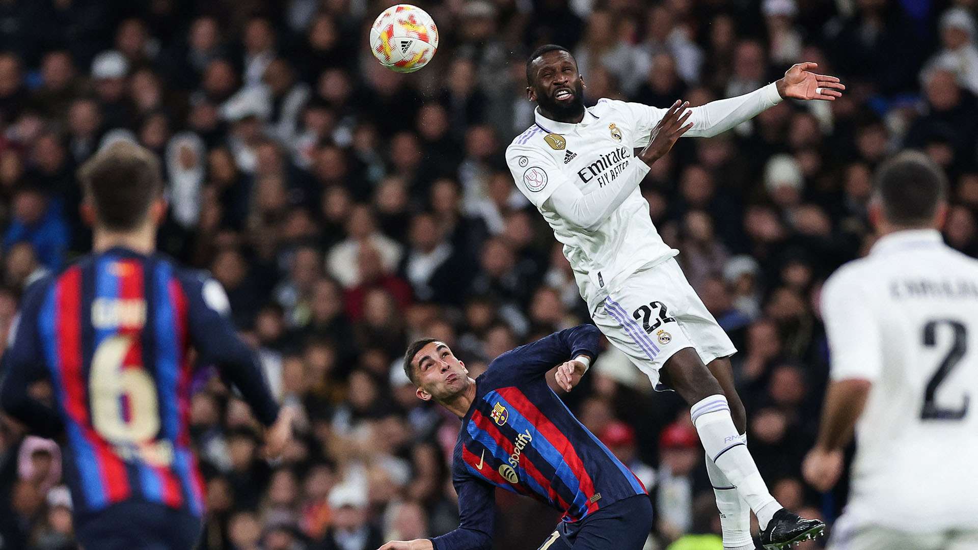 Antonio Rudiger Real Madrid Barcelona Copa del Rey 2022-23