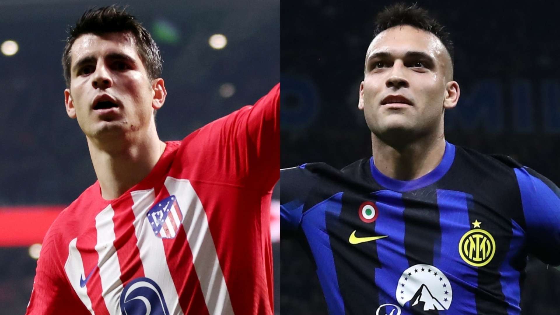 Alvaro Morata Atletico Madrid Lautaro Martinez Inter