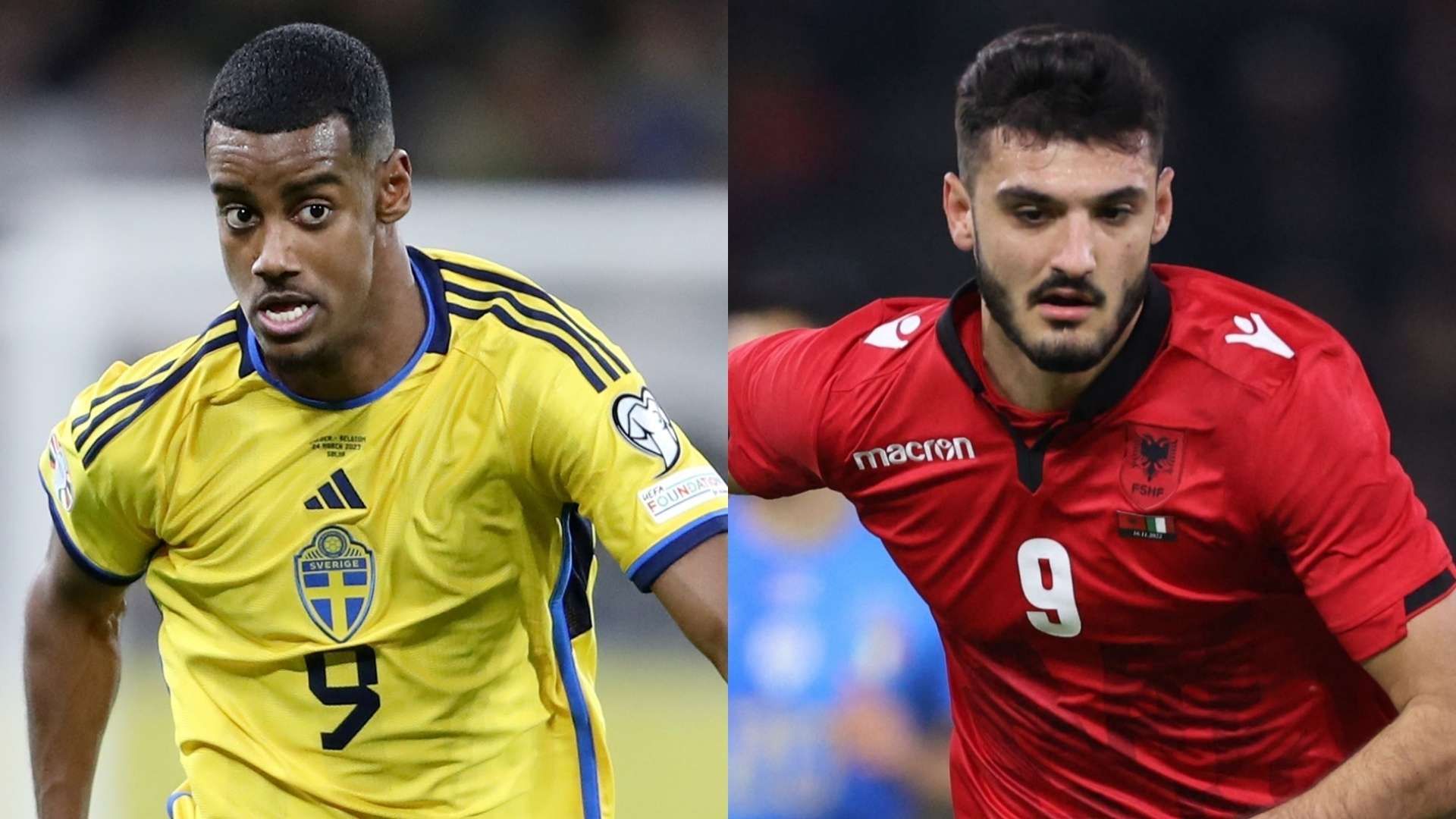 Alexander Isak Sweden Armando Broja Albania