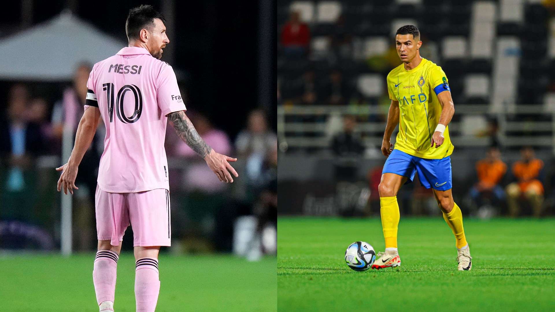 Cristiano Ronaldo Nassr Messi Inter Miami 2023-2024