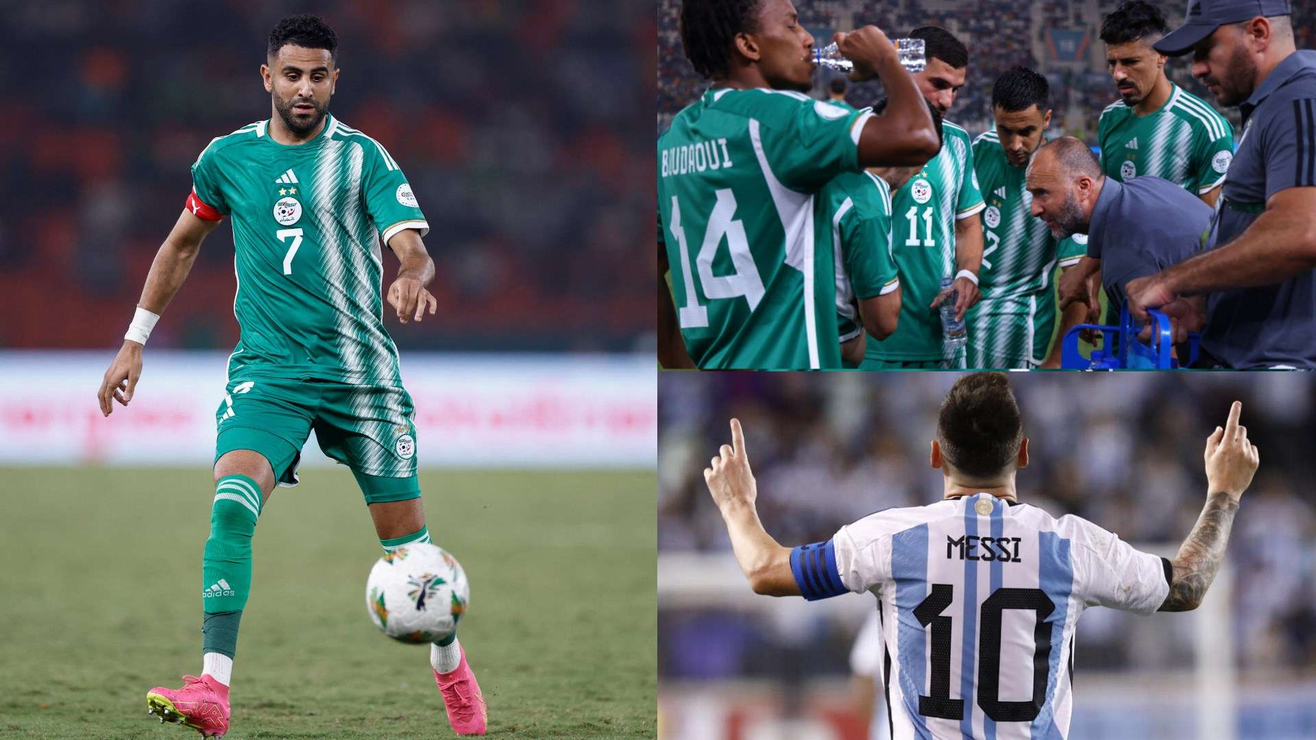 Riyad Mahrez - Lionel Messi - Algeria