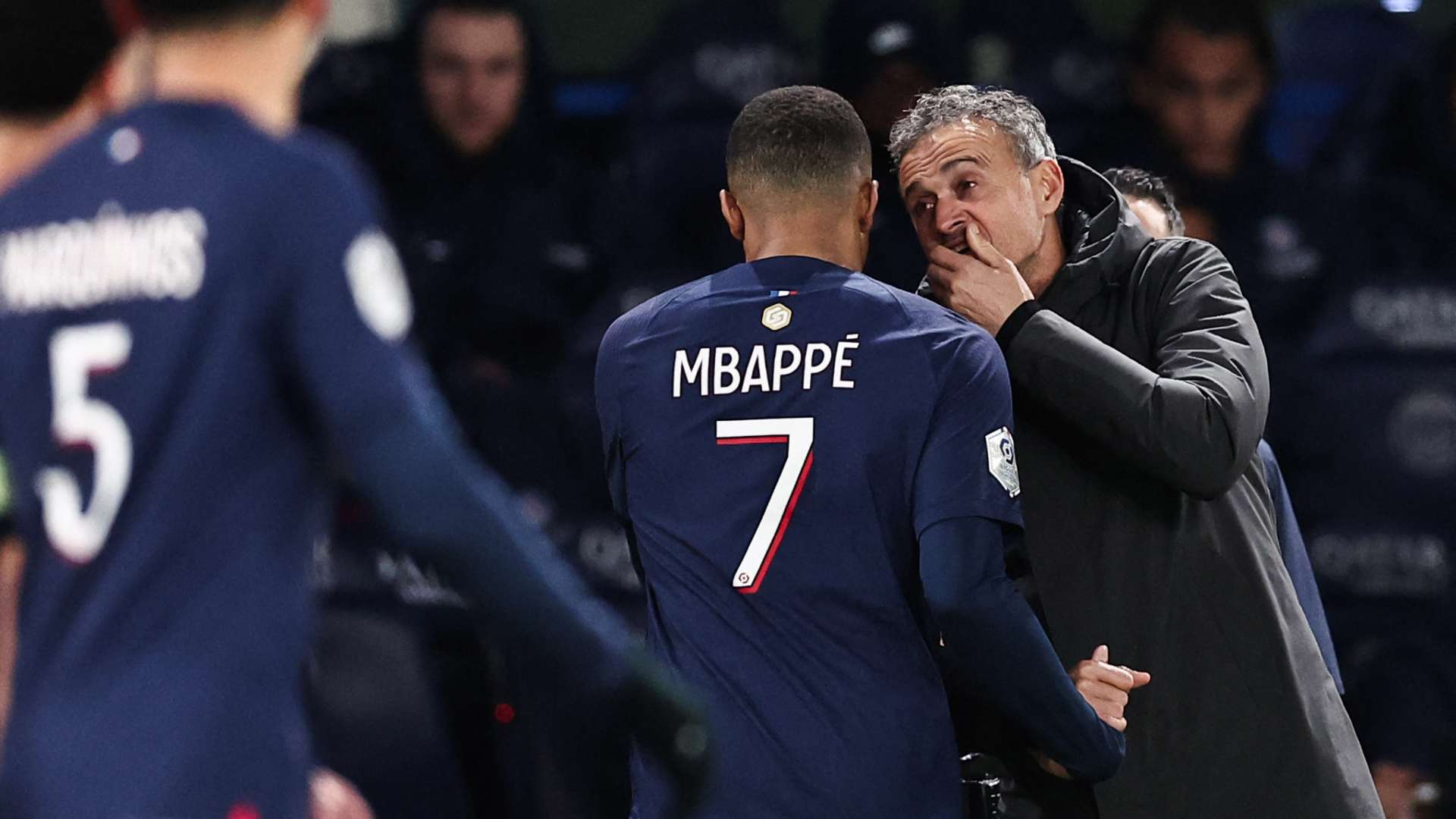 Luis Enrique Kylian Mbappe PSG