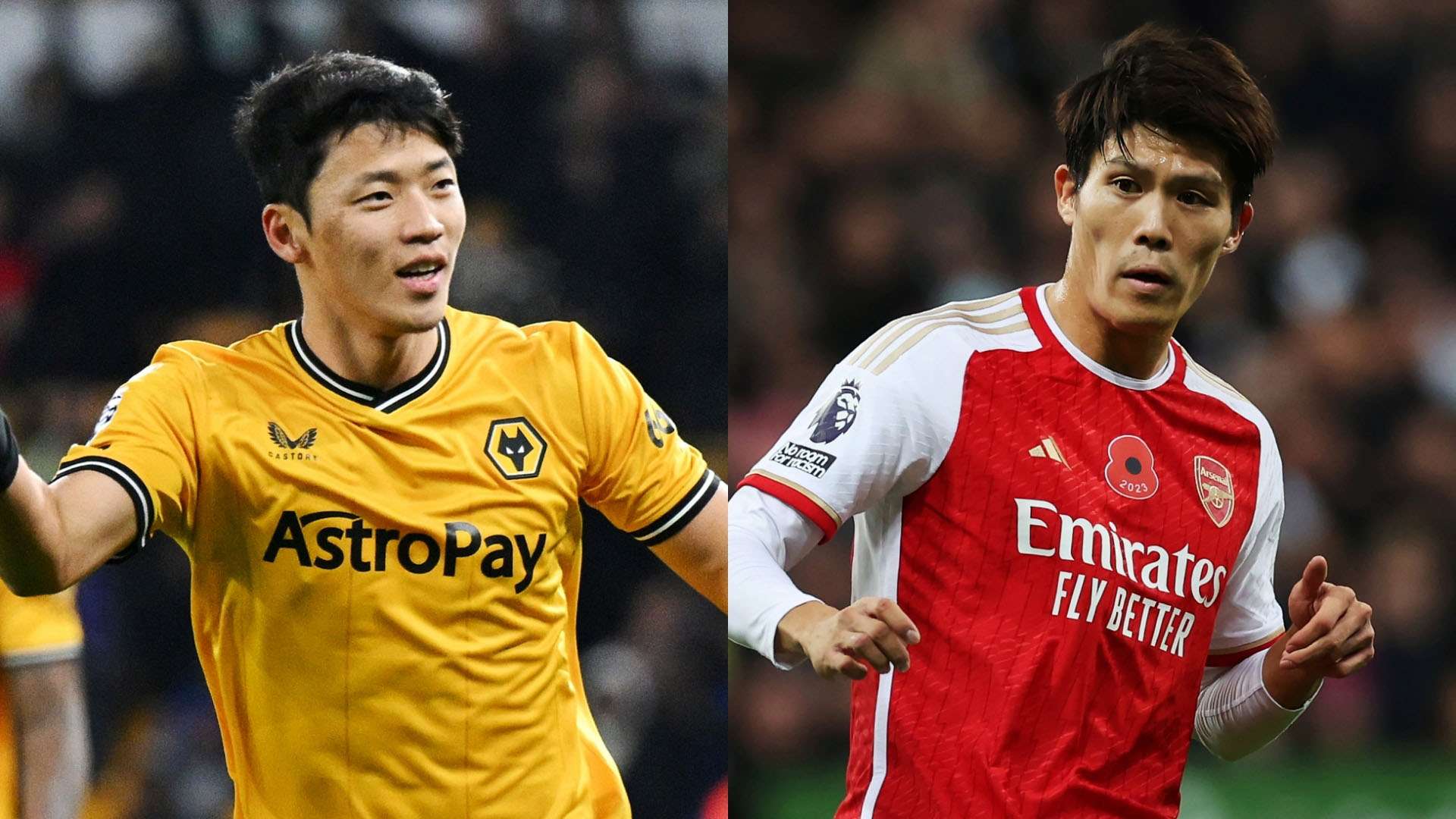 Hwang Hee-Chan Wolverhampton Takehiro Tomiyasu Arsenal