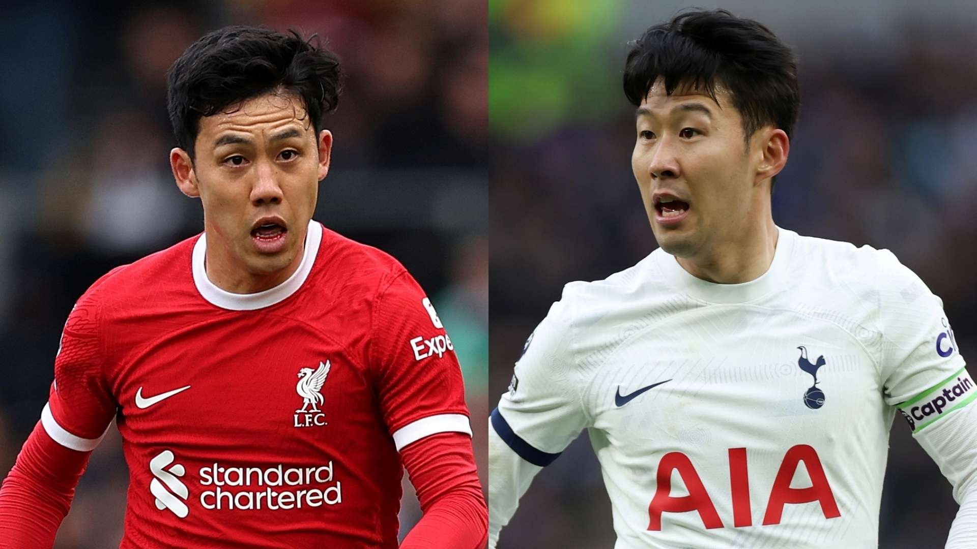 Wataru Endo Liverpool Son Heung-Min Tottenham