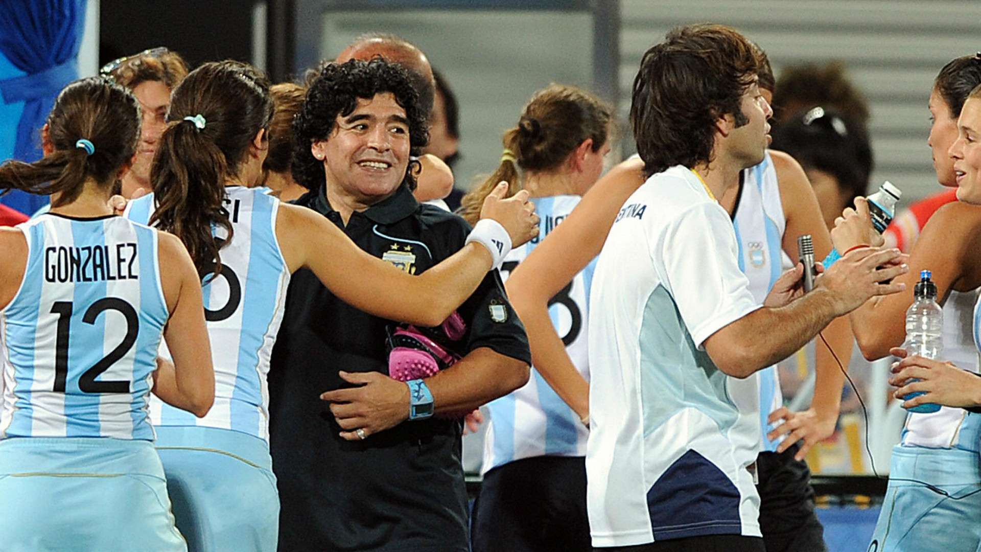 Diego Maradona Las Leonas Hockey Argentina