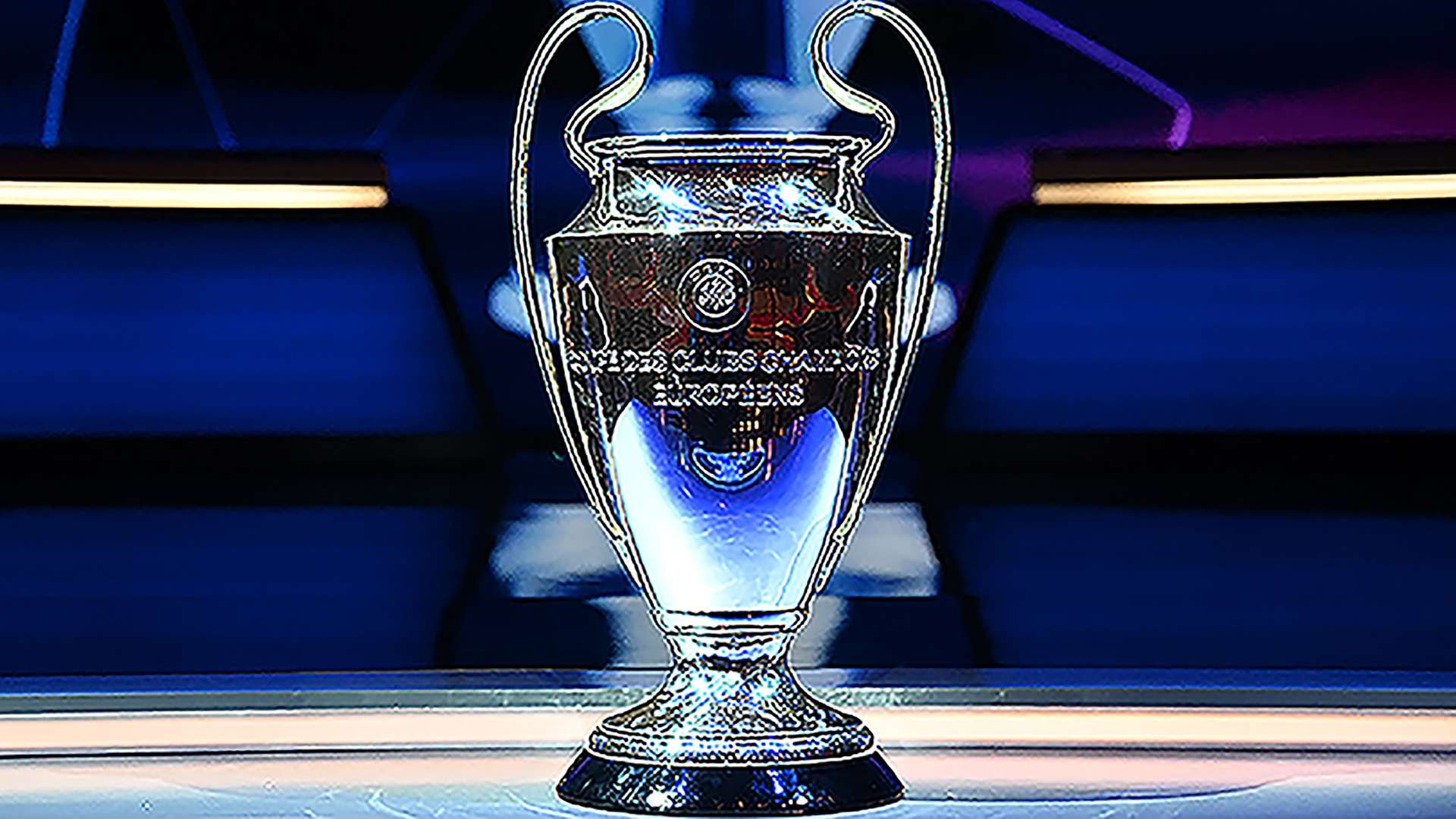 UCL draw trophy