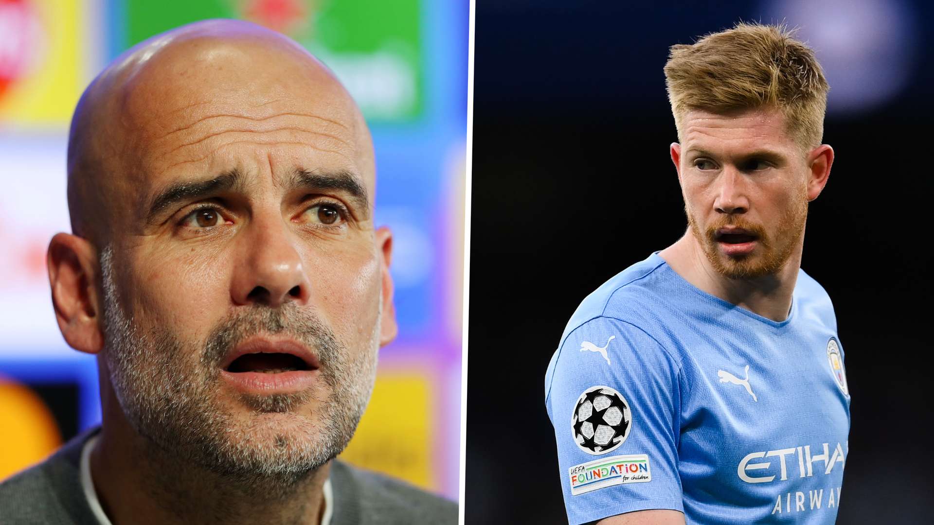 Pep Guardiola, Kevin De Bruyne GFX