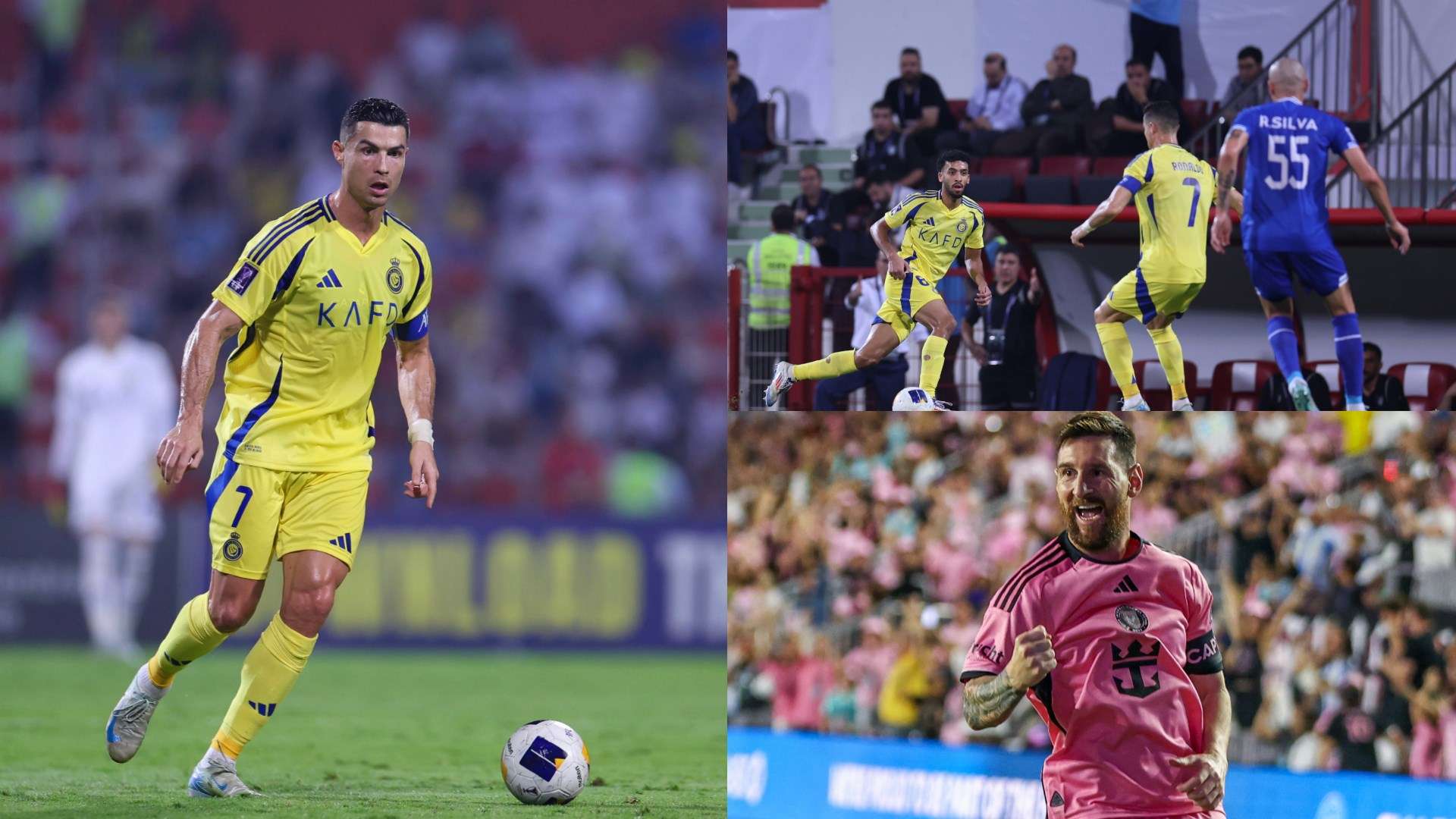 Cristiano Ronaldo Nassr Messi Inter Miami 2024