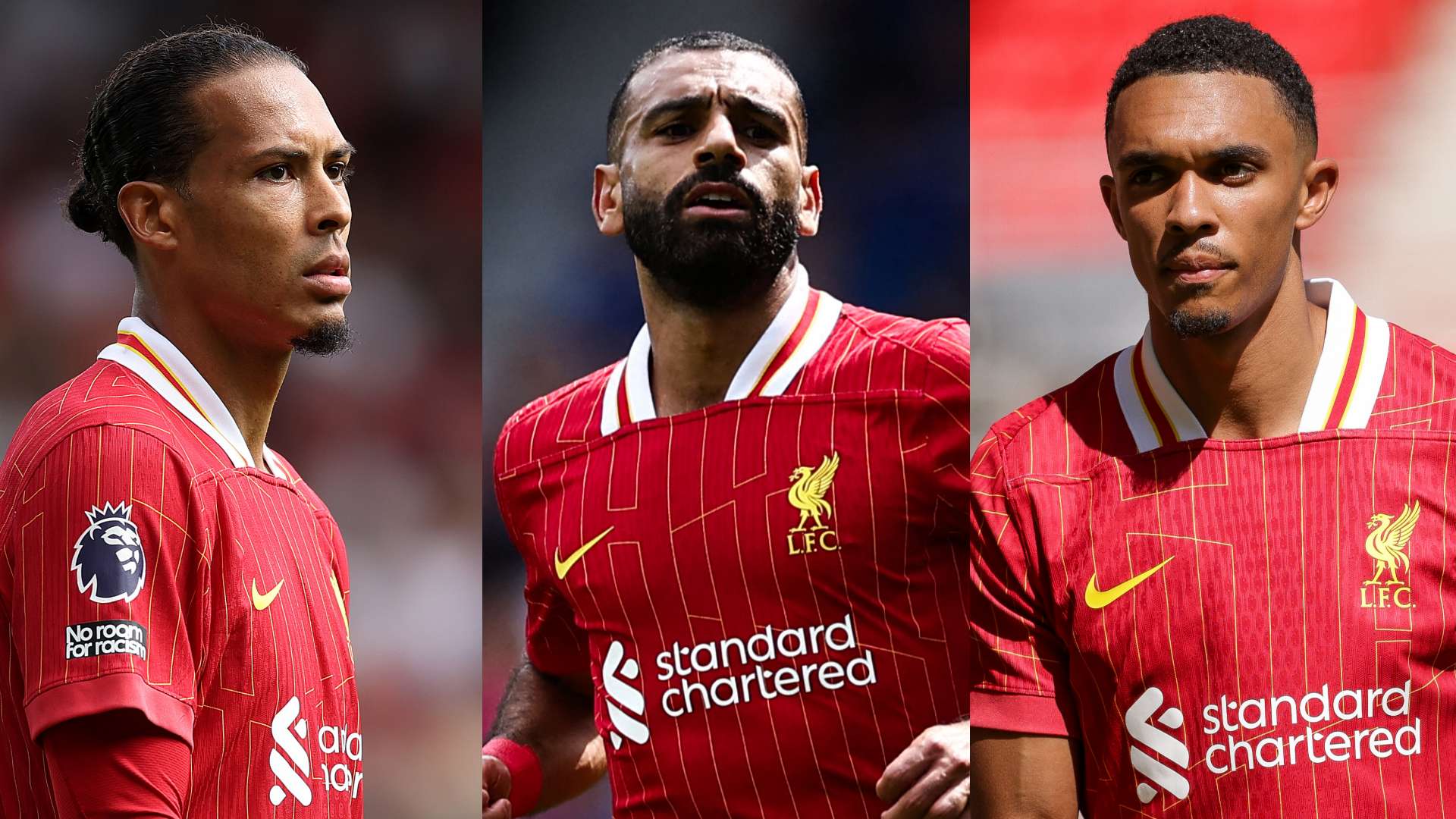 Virgil van Dijk Mohamed Salah Trent Alexander-Arnold Liverpool