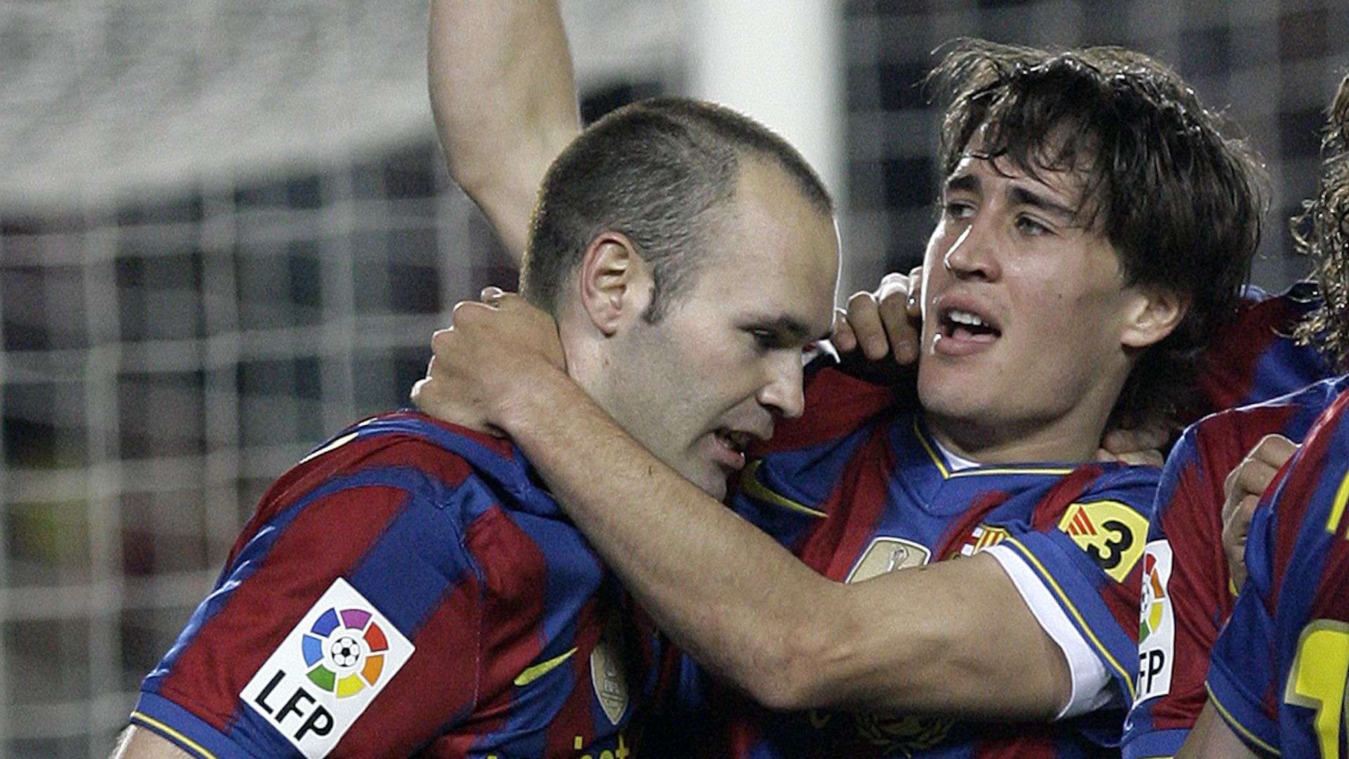 Andres Iniesta Bojan Krkic Barcelona