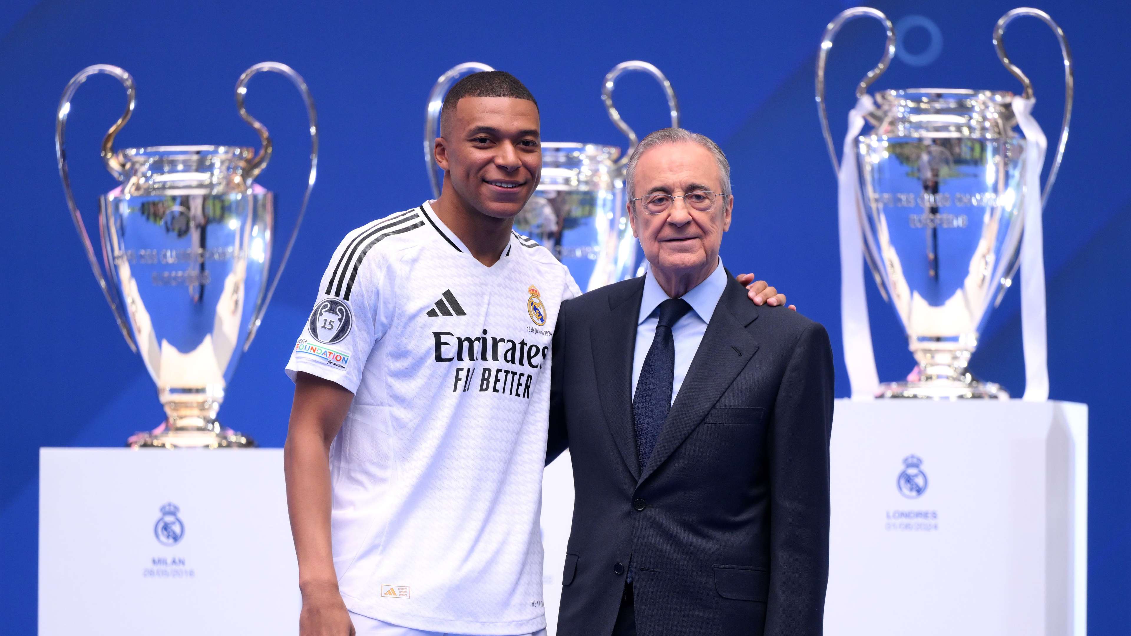 Real Madrid Unveils New Signing Kylian Mbappe