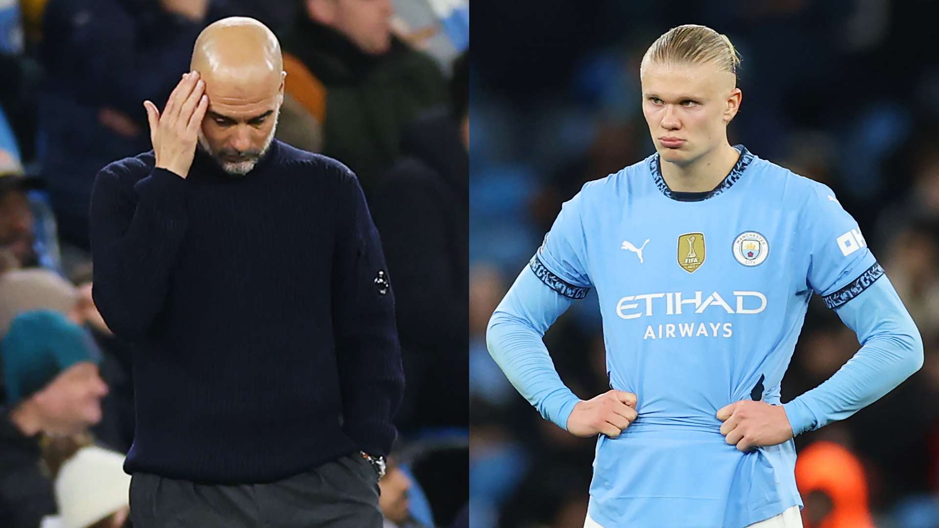 Pep Guardiola Erling Haaland